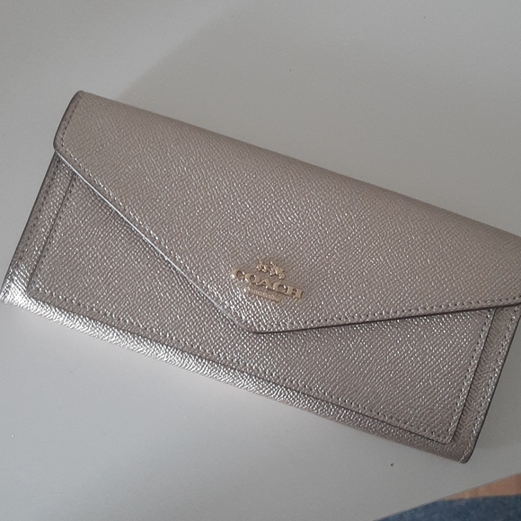 Coach Metalic Gold Wallet